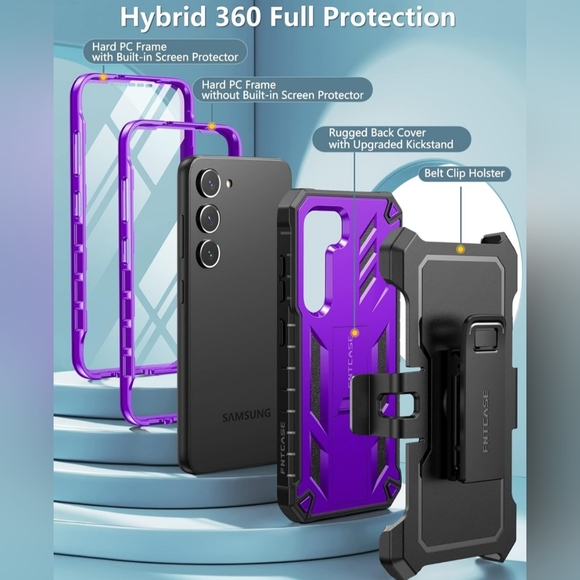 FNTCASE for Samsung Galaxy S23 Case - Picture 5 of 10